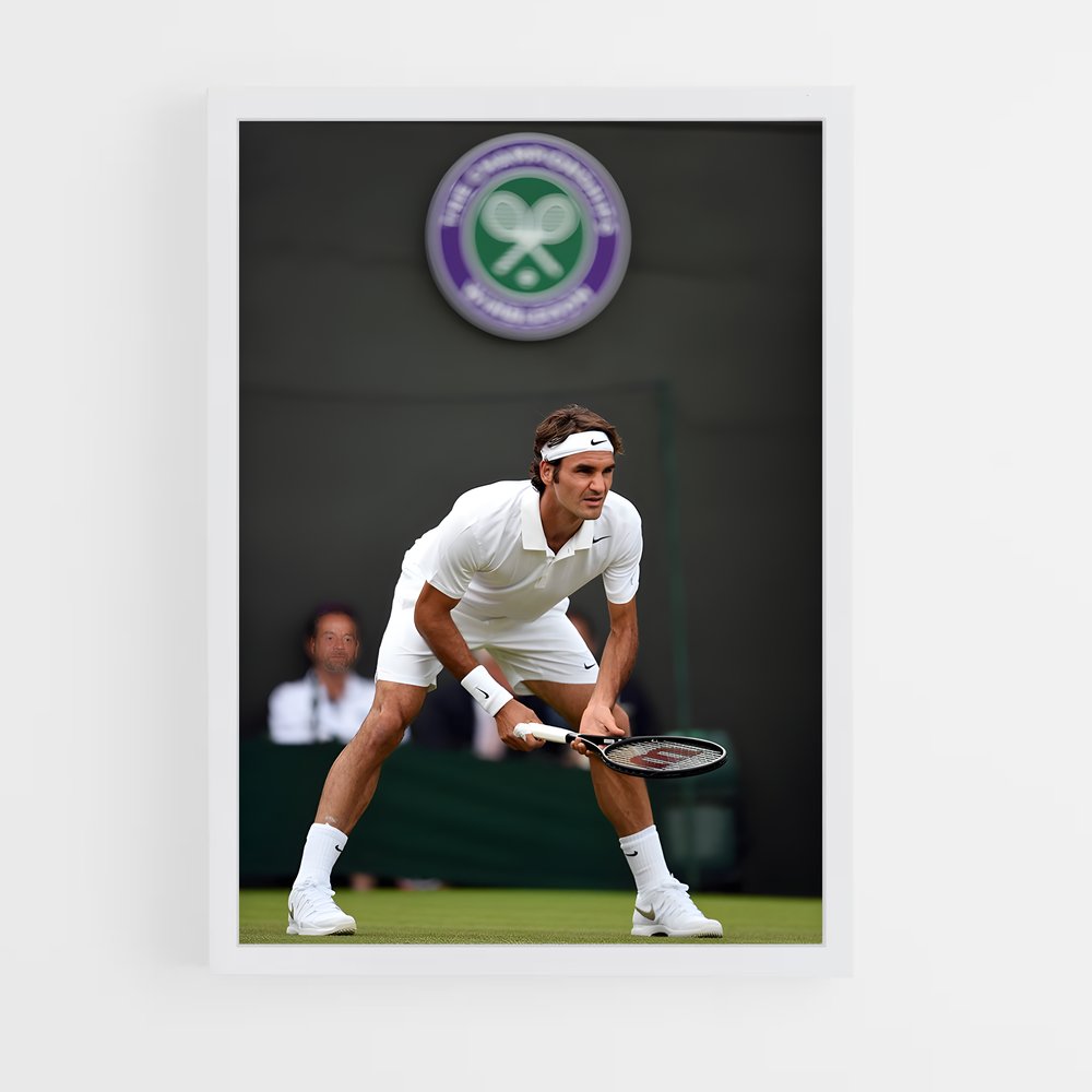 Poster Le Maestro du Court – affiche Tennis (vue 3)